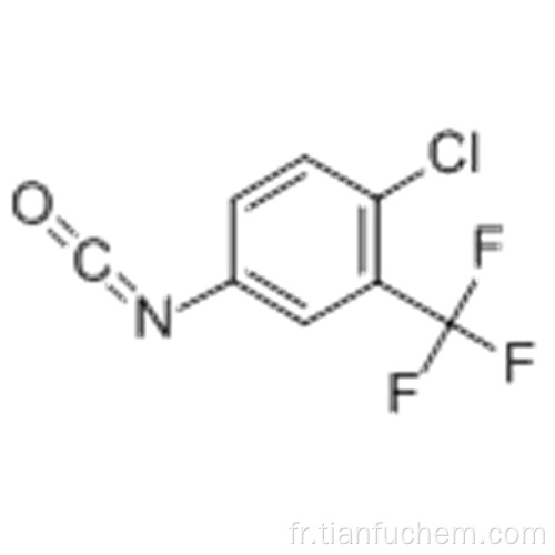 Benzène, 1-chloro-4-isocyanato-2- (trifluorométhyl) - CAS 327-78-6